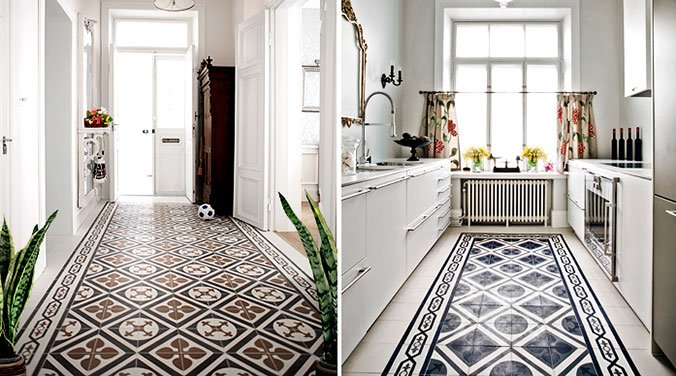 Decoración de suelos con mosaicos hidráulicos fotocasa.es blog Barato piso decoración