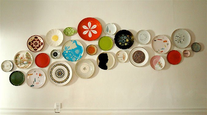 platos decoracion pared