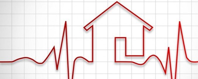 House check up on white background