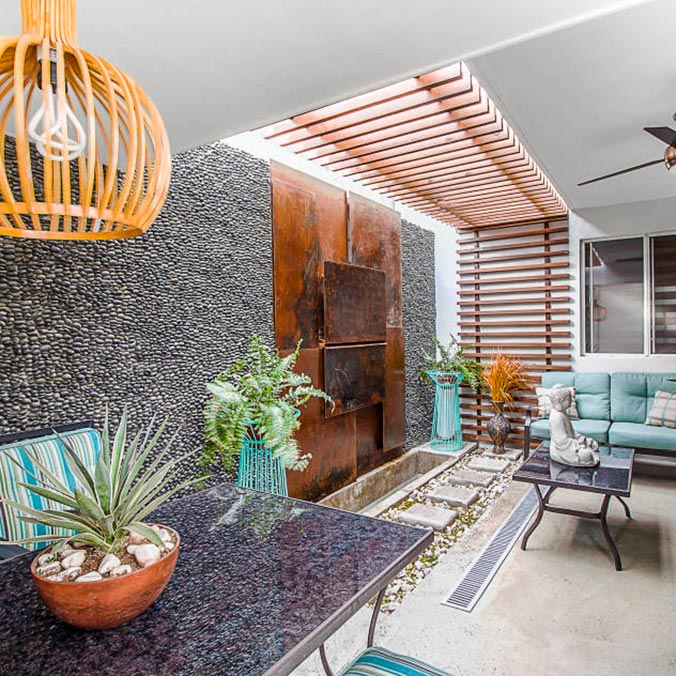 Plantas en casa decoración zen