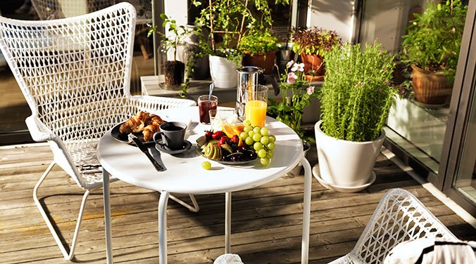 desayuno balcon