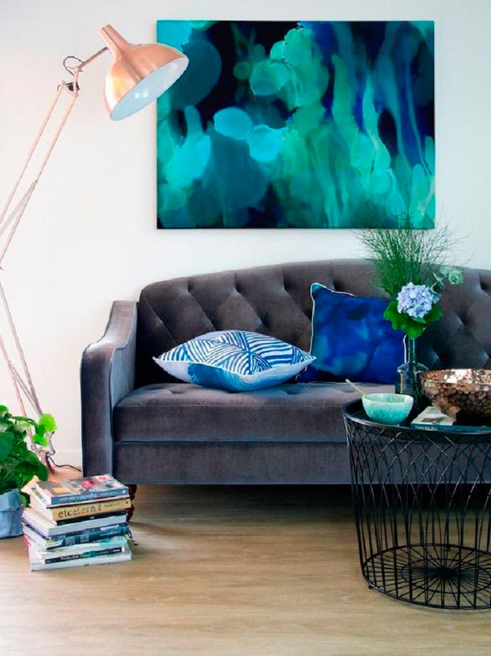 decorar con obras de arte