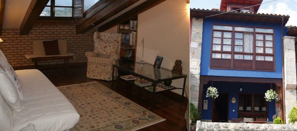 Una casa tradicional en Llanes (Asturias)