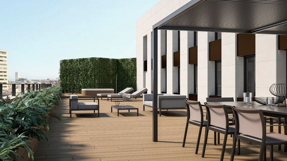 Terraza en Barcelona