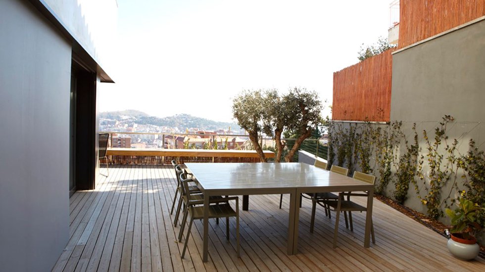 Increíble terraza