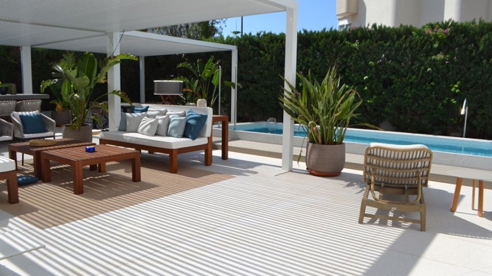 Preciosa terraza