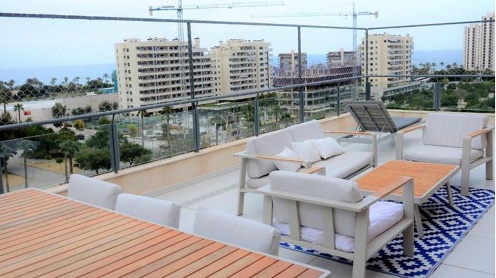Impresionante terraza