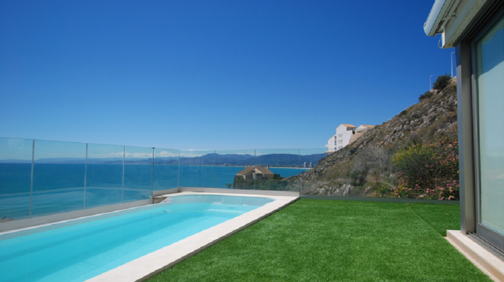 casa adosada con piscina en Cullera