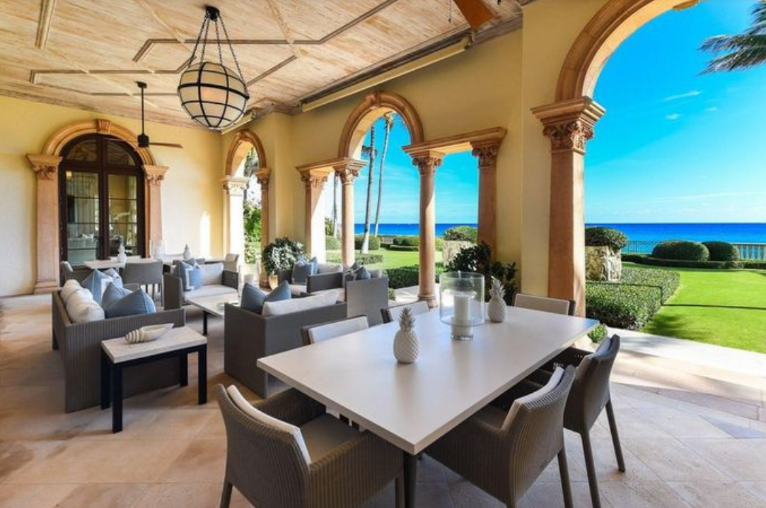 salón de la nueva casa de Bon Jovi
