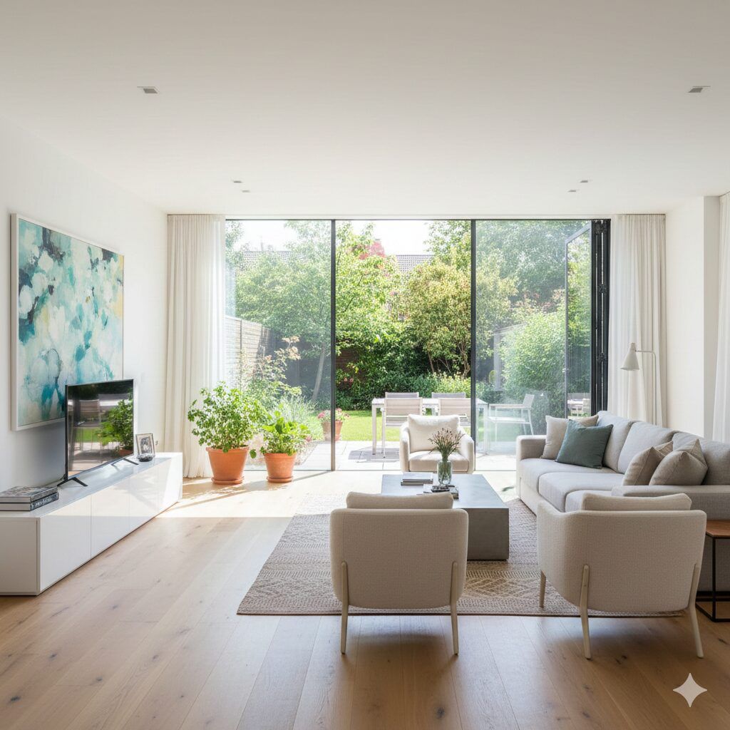 muebles bajos aprovechar luz