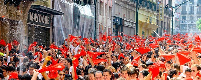 Alquilar un piso en Sanfermines es un 520% más caro que durante el resto del año