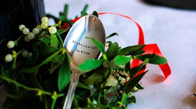 decoracion mesa navidad