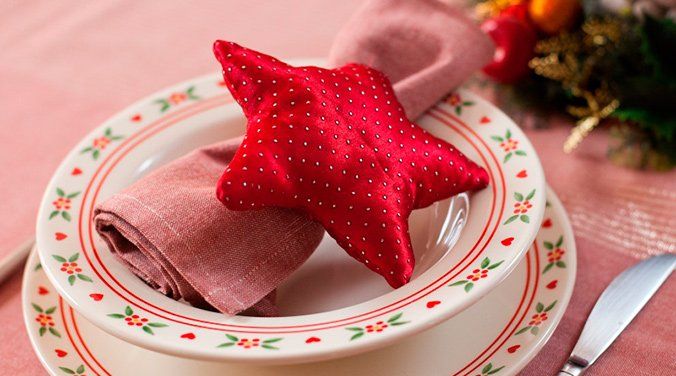 decoracion mesa navidad