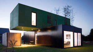 Casa contenedor en X