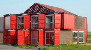 Apilar casas contenedor