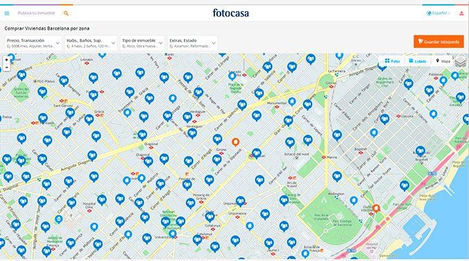 parrilla por mapa fotocasa