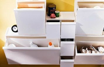 Cómo crear un rincón de reciclaje en una cocina pequeña