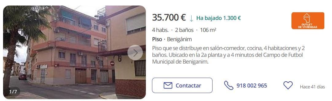 Vivienda en Benigánim