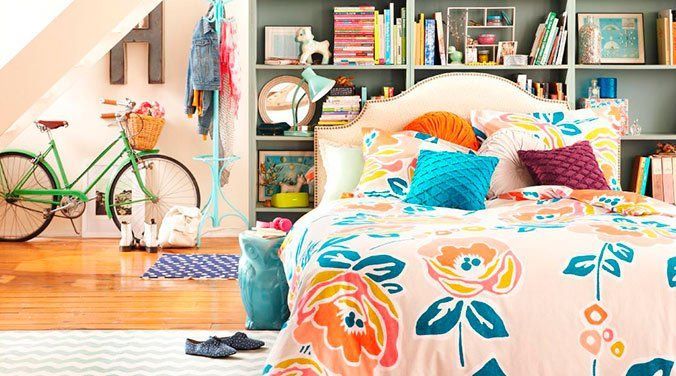 decoracion dormitorios con bicis