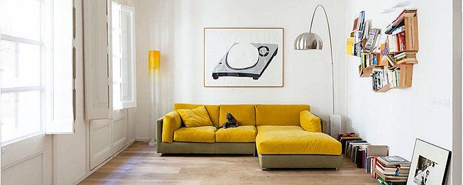 6 maneras de dar un toque de color a tu salón