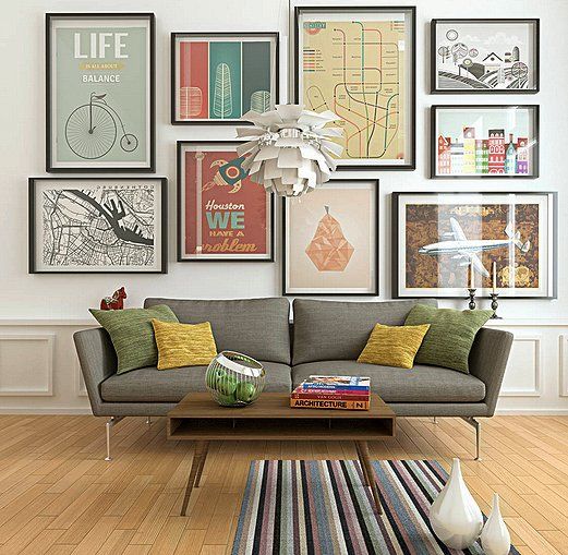 6 maneras de dar un toque de color a tu salón - Fotocasa Life Color_salon_decoracion