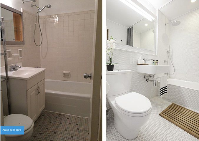 Lavabo_antes y despues reforma