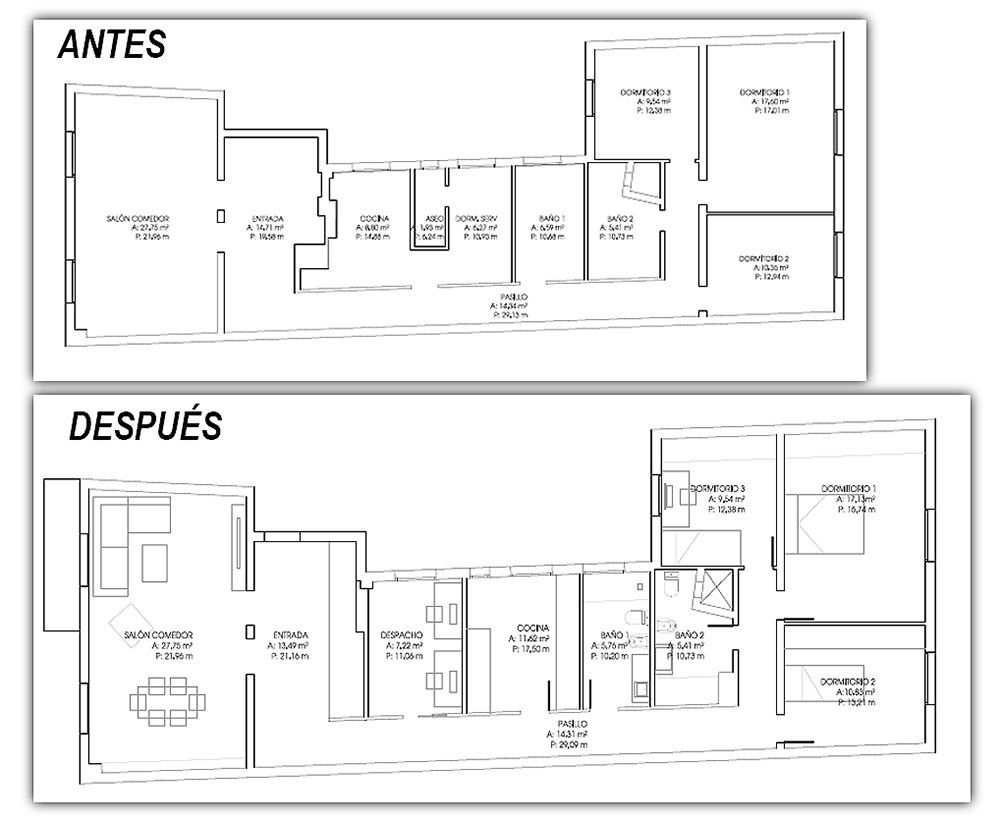 Cómo reformar espacios para ganar luz en tu hogar - Fotocasa Life Reformar piso antiguo para obtener más luz