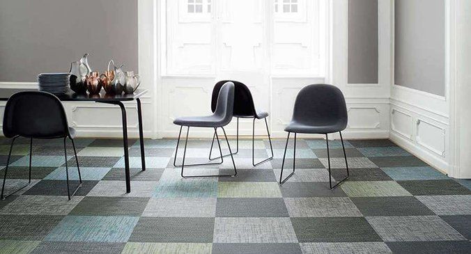 Suelo de vinilo en el comedor Suelo vinilico