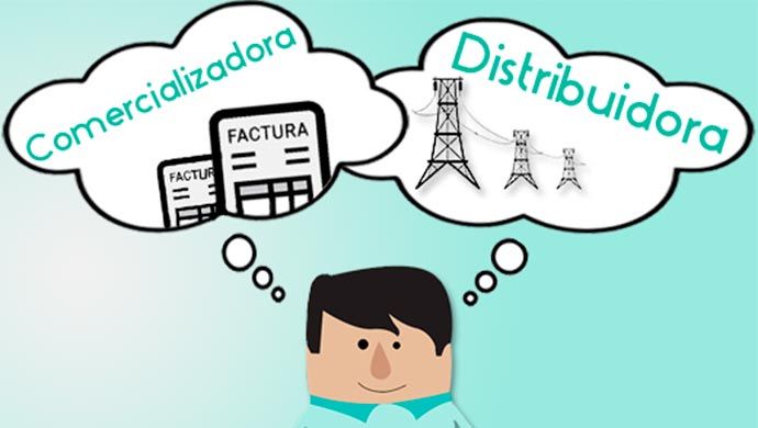 Diferencias entre comercializadora y distribuidora de luz