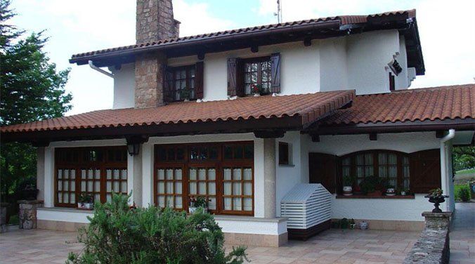 casas en la montaña