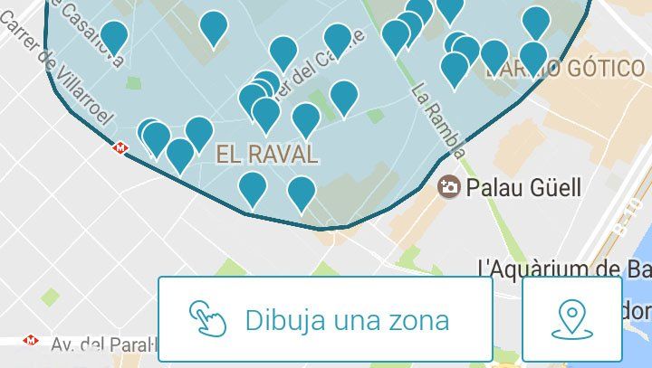 ¡Dibuja la zona en la que quieres comprar o alquilar una vivienda con la aplicación de Fotocasa!