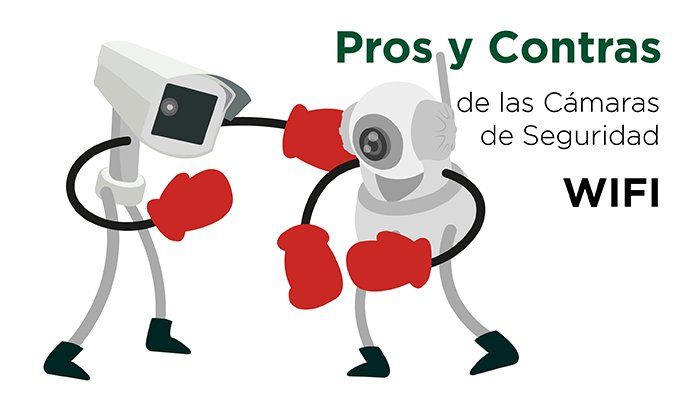 Pros y contras de las cámaras de vigilancia wifi