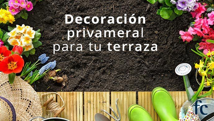 Ideas primaverales para decorar terrazas