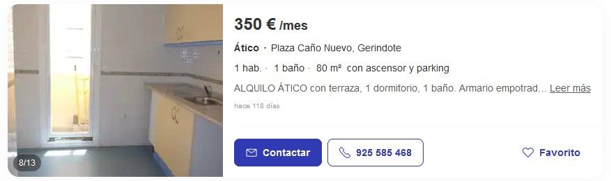piso de alquiler en Gerindote piso de alquiler en Gerindote