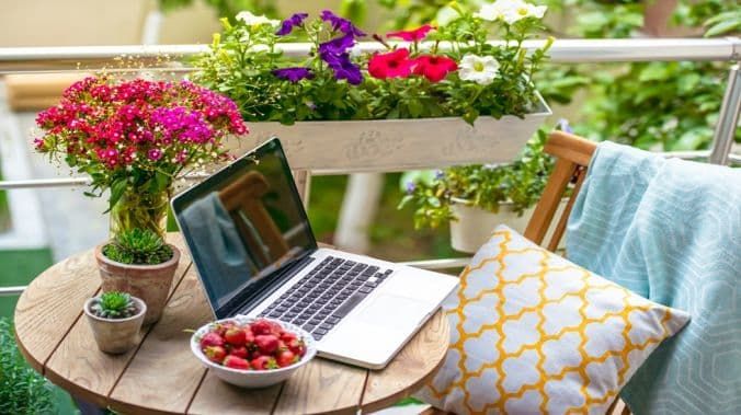 Terraza con encanto