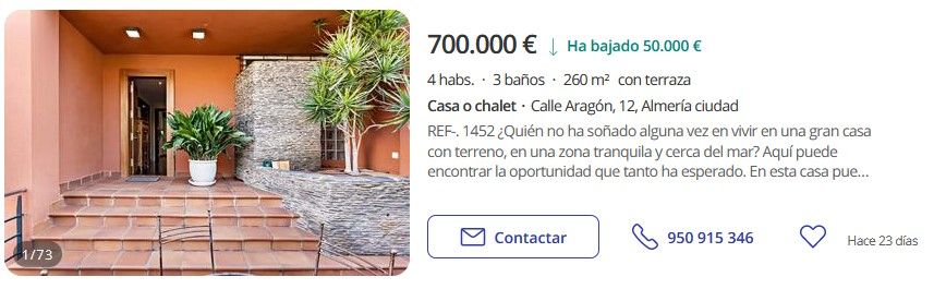 casa en Almería con terreno y cerca del mar