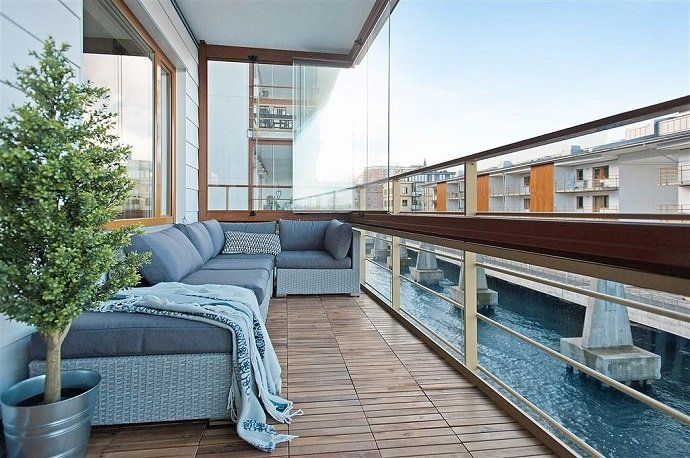 Terraza de una casa muy curiosa