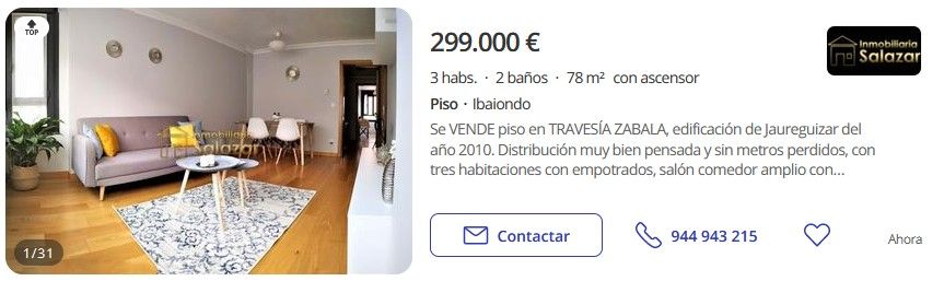piso nuevo en Bilbao