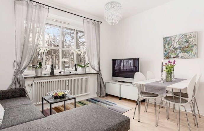 Un refugio para el frío de 25 metros cuadrados