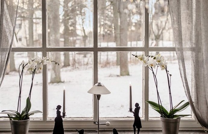 Un refugio para el frío de 25 metros cuadrados