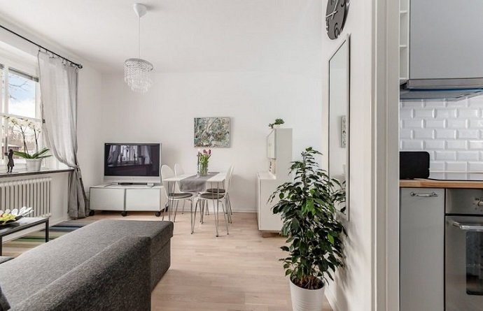 Un refugio para el frío de 25 metros cuadrados