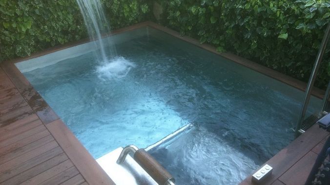 Piscina sin obra en casa piscina acero inoxidable