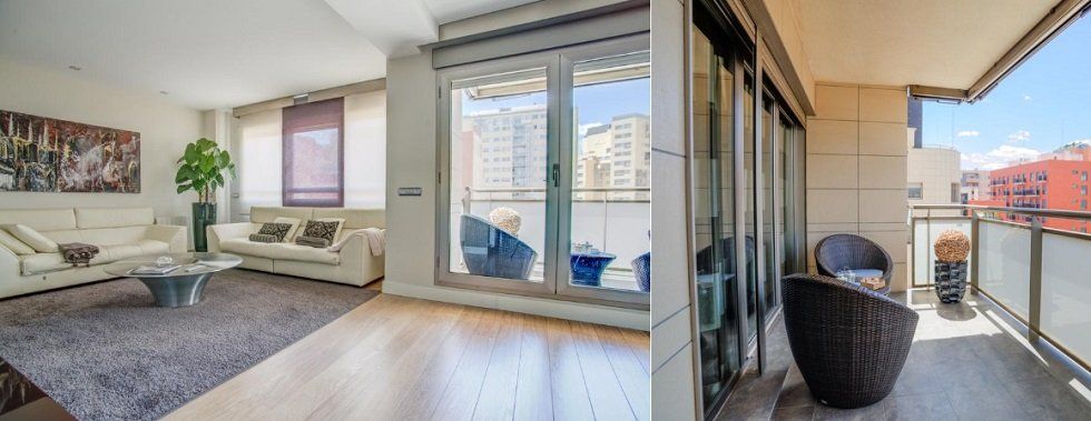 Bienvenida sea la luz: viviendas con grandes ventanales - Fotocasa Life Un piso de diseño en Valencia, ciudad de la luz