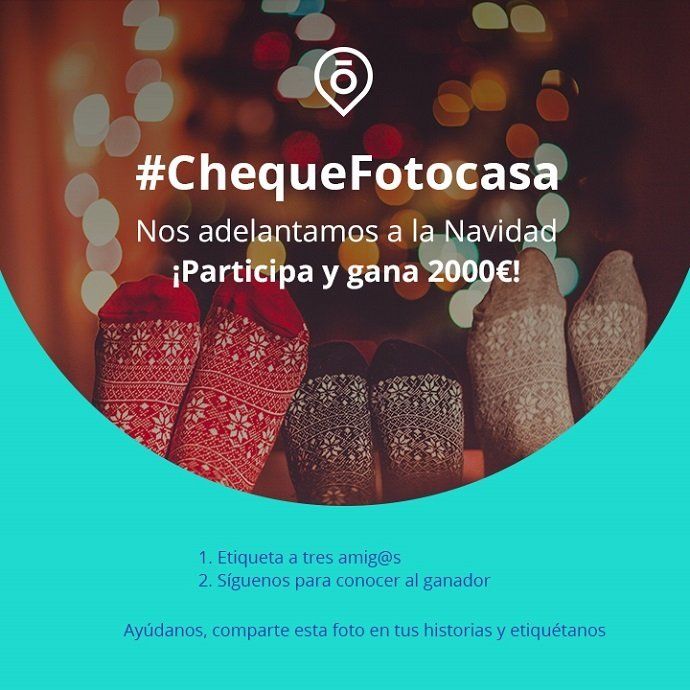 Fotocasa se adelanta a la Navidad con un #ChequeFotocasa muy especial - Fotocasa Life - Concurso, concurso fotocasa - fotocasa - En Fotocasa nos gusta ir siempre un paso por delante. Por eso, este año nos adelantamos hasta al sorteo del Gordo. Descubre nuestro #ChequeFotocasa.