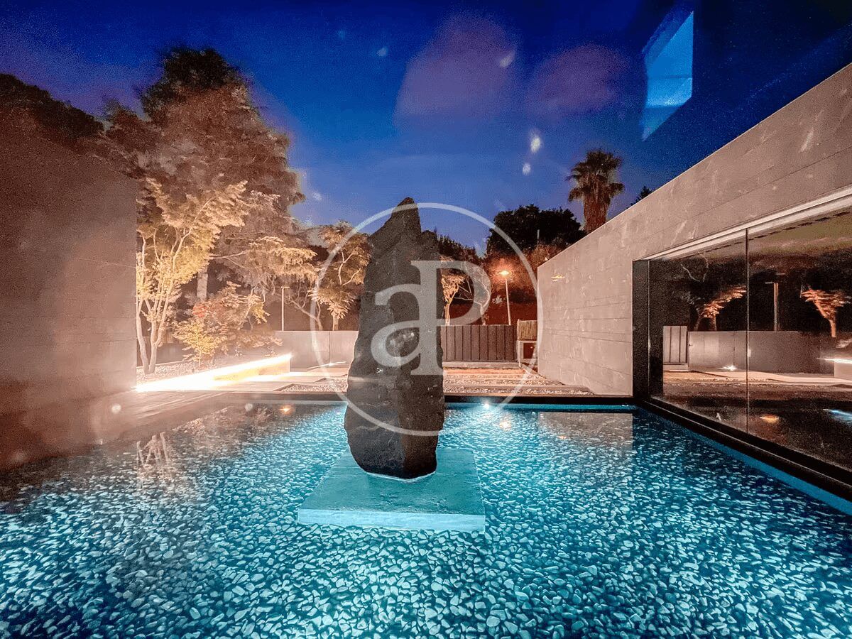 vision nocturna casa alquiler con estanque