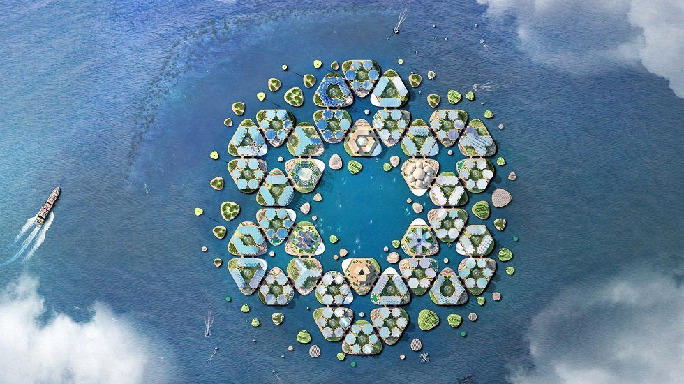 Así será la primera ciudad flotante a prueba del cambio climático impulsada por la ONU
