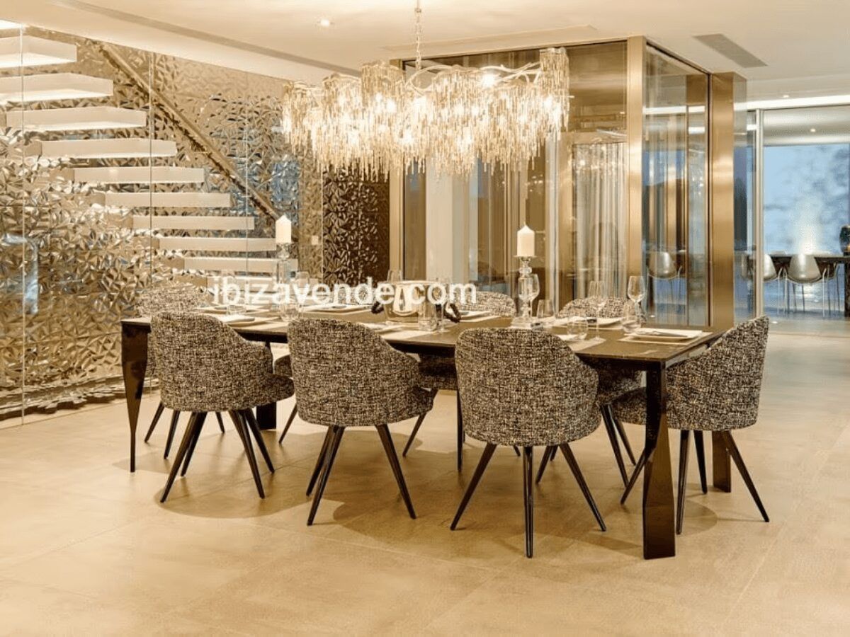 salon comedor elegante