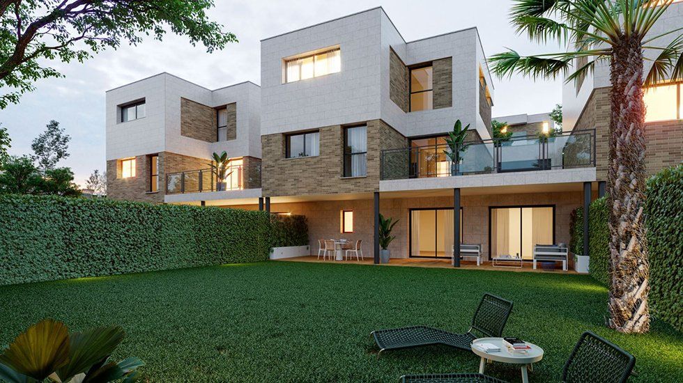 Vivienda con jardín