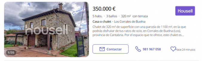 Casa con jardín en Cantabria Casas con jardín