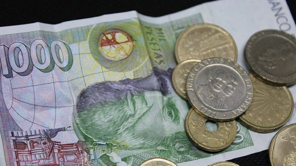 Los españoles todavía conservan 1.609 millones de euros en pesetas